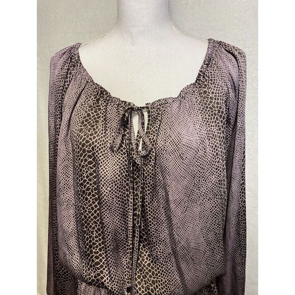 Michael Kors Top Michael Michael Kors Animal Print Women's Size XL‎ - Picture 2 of 13